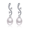 925 sterling silver pearls drop earring spring vines catkins Design fine jewelry for women ladies lover tassel earrings