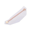 Jewelry DIY Finding 18k Au750 gold extended chains 3.5cm 5.5cm length necklace bracelet chain extender with tag