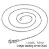 Jewelry DIY Finding 925 sterling silver extended chains 4.7cm 6cm necklace bracelet chain extender with tag