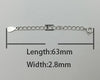 Jewelry DIY Finding 925 sterling silver extended chains 4.7cm 6cm necklace bracelet chain extender with tag