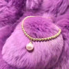 Natural pearls 18k gold beads strand bracelet for women girls Mom lover length 16+2cm can adjustable pearl diameter 8.5mm