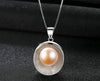Luxury 925 sterling silver natural fresh Pearl creative pendant necklaces Silver elegant chokers Necklace for Women