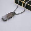 Skateboard Shoelace Wheel Necklace Cross Pendant Men's Personality Student Couple Necklace
