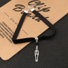 Skeleton Charms Choker Gothic Necklace Witch Pagan Black Faux Suede Cord Collar Jewelry