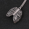 Skeleton Pendant Necklace Anatomy Anatomical Human Rib Chest Necklace Vintage Biology Jewelry Men