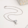 Skyrim 2021 Design Heart Running Girl Figure Pendant Necklace Runner Marathon Charms Necklaces Inspiring Sport Jewelry