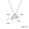 Skyrim 2021 Design Heart Running Girl Figure Pendant Necklace Runner Marathon Charms Necklaces Inspiring Sport Jewelry