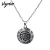 Skyrim Jewelry Pendant Necklaces Religious Egyptian Eye of Ra Horus Udjat Link Chain Necklace Lockets Necklace for Gifts