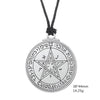 Skyrim Unque Double Side Charm Talisman of Venus Love Pentacle Key of Solomon Pendant Necklace Wicca Necklace Jewelry
