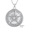 Skyrim Unque Double Side Charm Talisman of Venus Love Pentacle Key of Solomon Pendant Necklace Wicca Necklace Jewelry