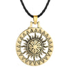 Slavic Kolovrat Pendant Wheel Amulet And Talisman Pagan Mens Womens Necklaces Jewelry