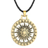 Slavic Kolovrat Pendant Wheel Amulet And Talisman Pagan Mens Womens Necklaces Jewelry