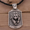 Slavic Veles Kolovrat Symbol Viking Jewelry Valknut Wolf Amulet Lion Bear Pendant Necklace Men Talisman Jewlery Accesorios Mujer