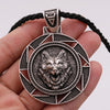 Slavic Veles Kolovrat Symbol Viking Jewelry Valknut Wolf Amulet Lion Bear Pendant Necklace Men Talisman Jewlery Accesorios Mujer
