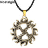 Slavic Wheel Dukhobor Amulet Viking Runes Amulet And Talisman Jewelry Slavic Pendant Necklace