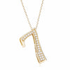 2020 Japan Popular 925 Sterling Silver Number 7 8 9 Pendant Necklace For Women Silver Link Chain Wedding Necklace