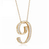 2020 Japan Popular 925 Sterling Silver Number 7 8 9 Pendant Necklace For Women Silver Link Chain Wedding Necklace