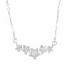 925 Sterling Silver Star Necklaces & Pendants Silver Chain Choker Necklaces Jewelry Collar Colar