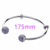 Brand Luxury Jewelry Original 925 Sterling Silver Bracelets Bangles Female Open Bangles CZ Crystal Charms Bracelets