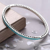 Christmas Gift Real 925 Sterling Silver Bangle Bracelet For Women Enamel Silver 925 Bangle Fine Jewelry 7 Colors