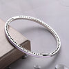 Christmas Gift Real 925 Sterling Silver Bangle Bracelet For Women Enamel Silver 925 Bangle Fine Jewelry 7 Colors
