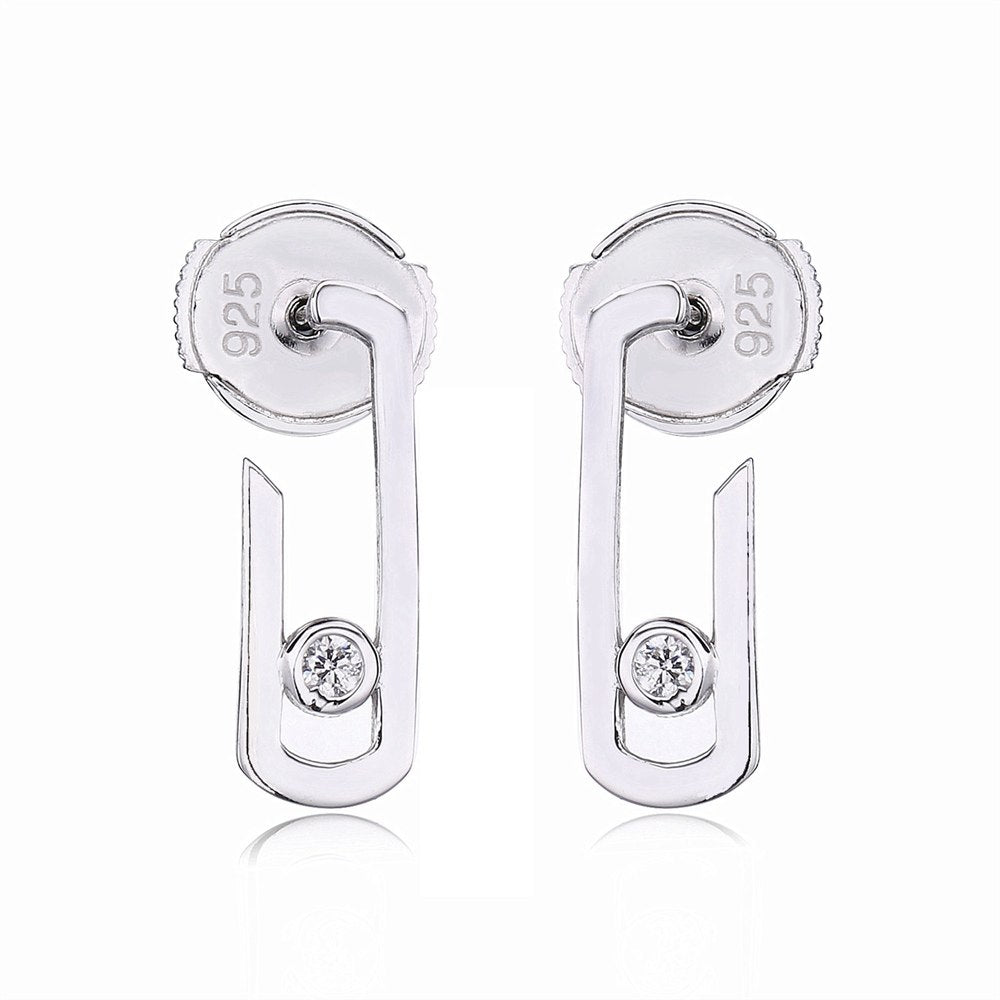 France Popular Move Addiction Star Drop Earring For Women 925 Sterling Silver Wedding Earring Silver 925 Jewelry