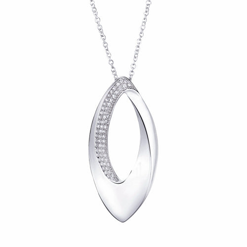 Pure 925 Sterling Silver Drop Tears Pendant Necklace For Women Fine Jewelry Silver 925 Wedding Necklace DropShipping