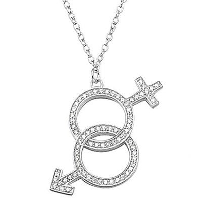 Russia Popular Jewelry 925 Sterling Silver Boy And Girl Pendant Necklace With Stone For Newborn Baby Chain Necklace