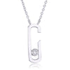 Valentines D Gift 925 Sterling Silver Move Addiction Necklace For Women Silver Link Chain Necklace Fine Jewelry
