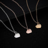 Small And Exquisite Love Shell Pattern Clavicle Chain Jewelry Summer Simple Peach Heart-Shaped Short Necklace