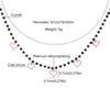 Small Cute Love Hearts Pendant Necklace For Women Black Beads Chain Short Chain Choker Female Jewelry