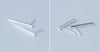 Small Fashion 925 Sterling Silver straight Bar /Stick Stud Earrings Piercing Vertical Bar Gift for Men Women geometric GTLE492-1