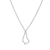 Small North America Caribbean Barbados Map Necklaces Outline Country Barbados Island Continent Pendant Chain Women Jewelry