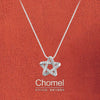 Small five-pointed star sterling silver necklace female clavicle chain niche versatile simple necklace