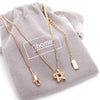 Small five-pointed star sterling silver necklace female clavicle chain niche versatile simple necklace