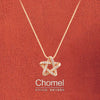 Small five-pointed star sterling silver necklace female clavicle chain niche versatile simple necklace