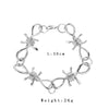 Small wire Brambles Iron thorns Unisex Choker Necklace Women Hip-hop Gothic Punk Style Barbed Wire Little Chain Choker Gifts
