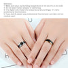 Smart Sensor Body Temperature Ring Stainless Steel  Display Real-time Temperature Test Finger Rings