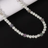 Smile Face Bead Chain Necklace Women 2021 Cute Happy Face Strand Simulated Pearl Bead Necklace For Women Jewelry Gift
