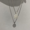 Smile Face Necklace Women Chain Figure Pendant Necklaces Girl Jewelry Silver Color Trendy Kpop Zinc Alloy Collares