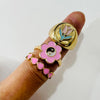 Smile Gal Ring Alien Flower Queen Rings Namel Thick Ring Size  Spring Fine Lucky Jewelry Heart Clouds Rings for Women Gift