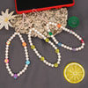 Smiley Beaded Anti-lost Phone Charm Chain Fruit Rainbow Soft Ceramic Lanyard Strap Mobile for Girls Phone Choker Keys Strand