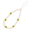 Smiley Beaded Anti-lost Phone Charm Chain Fruit Rainbow Soft Ceramic Lanyard Strap Mobile for Girls Phone Choker Keys Strand