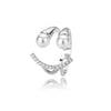 Smiley Pearl Rings For Women Men Stainless Steel Adjustable Ring 2023 Trend Lucky Aesthetic Jewerly Wedding Couple Gift anillos
