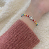 Smiling Face Hip Hop Aesthetic Beaded Necklaces For Women Steampunk Jewelry 2022 Trend Bracelet GaaBou Jewellery