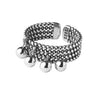 Smooth Surface Bead Vintage Silver Rings For Women  Designer Wedding Jewelry  Items  GaaBou
