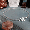 Snake Choker serpent jewellery modern witch choker witchy style necklace snake lover minimalist jewellery witches choker