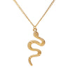 Snake Necklace  Animal Snake Dangle Women Pendant Necklace Minimalist Style Alloy Trendy Female Birthday Jewelry Gift Party