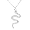 Snake Necklace  Animal Snake Dangle Women Pendant Necklace Minimalist Style Alloy Trendy Female Birthday Jewelry Gift Party