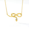 Snake Necklace for Women Stainless Steel Gold  Color Snake Pendant Necklace Choker Jewellery Collier Friend Gift